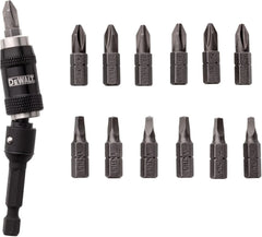 DEWALT Pivot Bit Holder Set with Screwdriving Bits and Magnetic Bit Holder, 14 Piece (DWPVTC14)