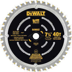 DEWALT Circular Saw Blade, 7 1/4 Inch, 40 Tooth, Composite Decking (DWA31740)