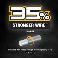 DeWALT – Field Fence – 47 in. x 330 ft. 11‑Gauge Galvanized Steel – for Livestock Enclosures | Pasture Fencing | Farm and Property Protection