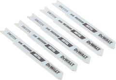 DEWALT - DW3724-5 Jigsaw Blades, Medium Metal Cutting, U-Shank, 3-Inch, 18-TPI, 5-Pack (DW37245) Silver