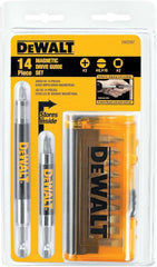 DEWALT Screwdriver Bit Set, Magnetic Drive Guide, 14-Piece, Pack of 1 (DW2097CS)