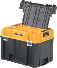 DEWALT TSTAK Tool Box, Deep, Long Handle, Extra Large Design, Fixed Divider for Tool Organization, Water and Debris Resistant (DWST17814)