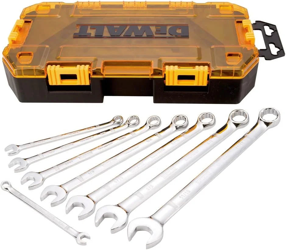 DEWALT Wrench Set, SAE Combination, 8 Piece (DWMT73809)