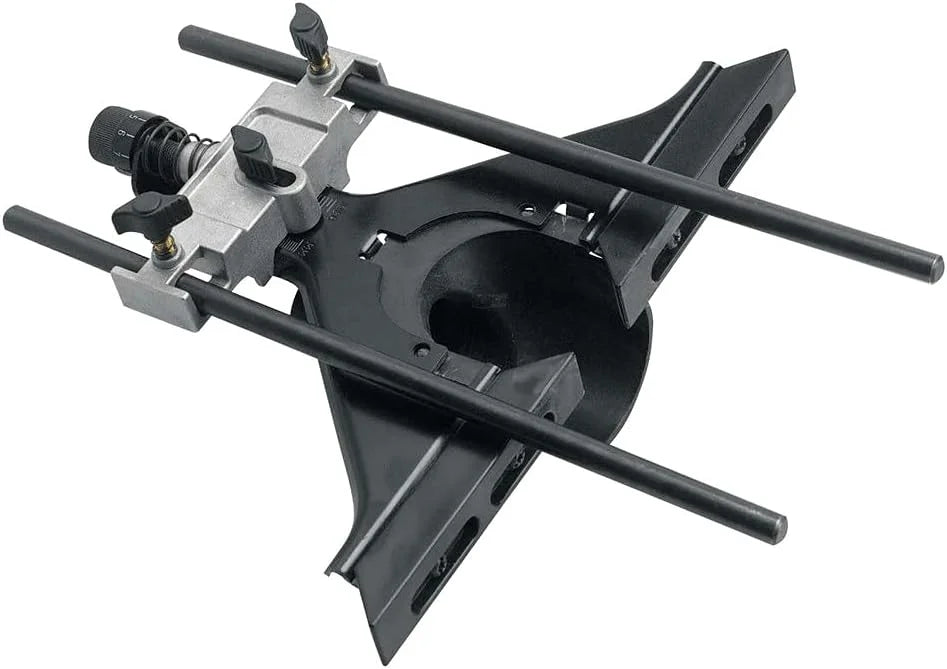 DEWALT Universal Router Edge Guide with Dust Collection, Fine Adjustment, Vacuum Adaptor (DW6913)