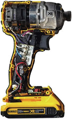DEWALT 20V MAX* XR Impact Driver Kit, Brushless, 3-Speed, 1/4-Inch, 2.0-Ah (DCF887D2), Pack of 1