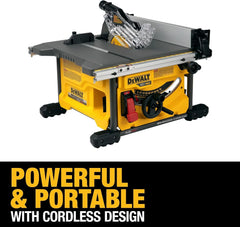 DEWALT FLEXVOLT 60V MAX* Table Saw, 8-1/4-Inch, Tool Only (DCS7485B)
