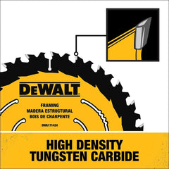 DEWALT Circular Saw Blade, 7 1/4 Inch, 40 Tooth, Wood Cutting, 10 Pack (DWA171440B10)