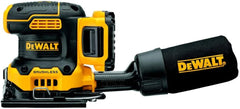 DEWALT DCW200D1 20V MAX XR Cordless 1/4 Sheet Variable Speed Sander Kit (2.0 Ah Battery)