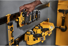DEWALT Battery Organizer, for Battery Charger, Rail Mount, DEWALT Workshop Storage System Compatible (DWST82821)
