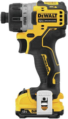 DEWALT XTREME 12V MAX* Cordless Screwdriver, 1/4-Inch, 2-Ah Batteries (DCF601F2)