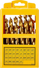 DEWALT Titanium Nitride Coated Drill Bit Set with Pilot Point, 29-Piece (DW1369)