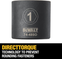 DEWALT DWMT74738 Tough Box 23 PC 3/8" Drive Impact Socket Set
