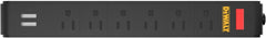 DEWALT Magnetic Power Strip with 6 Power Outlets, DEWALT Workshop Storage System Compatible (DWST82693)