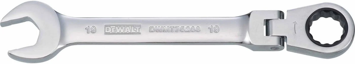 DEWALT DWMT75208OSP Flex Handle Ratcheting Comb Wrench 19MM