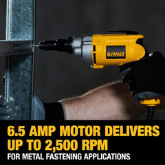 DEWALT Drywall Screw Gun, 6.5-Amp (DW268), Yellow