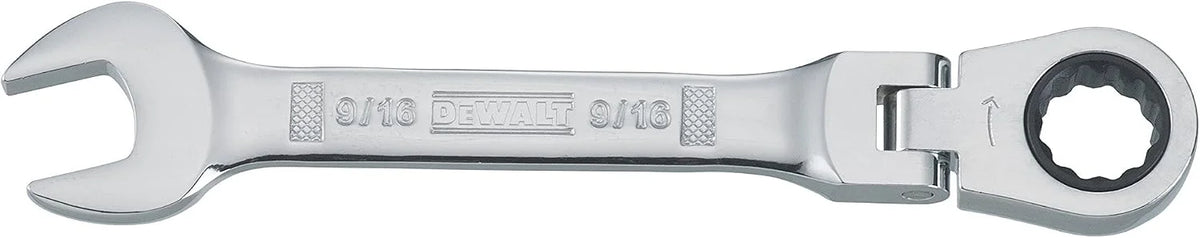 DEWALT DWMT75213OSP Flex Handle Ratcheting Comb Wrench 9/16in