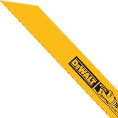DEWALT Reciprocating Saw Blades, Straight Back, 4-Inch, 18 TPI, 5-Pack (DW4810)
